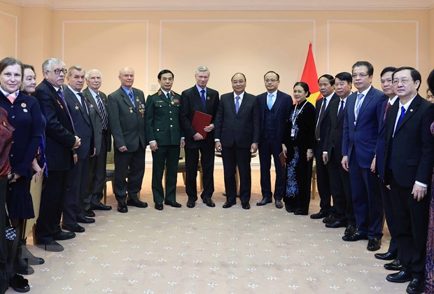 Chủ tịch nước gặp Hội hữu nghị Nga-Việt và Hội Cựu chiến binh Nga tại Việt Nam
