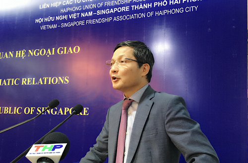 Vietnam-Singapore diplomatic ties marked in Hai Phong