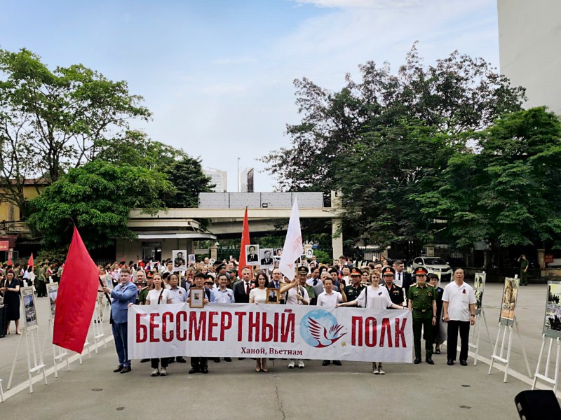 Diễu hành “Đoàn quân bất tử” tại Hà Nội: Tri ân, kết nối, tiếp bước lịch sử