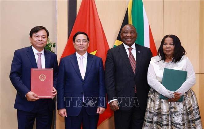 Viet Nam, South Africa issue joint statement on upgrade of bilateral ties to Strategic Partnership