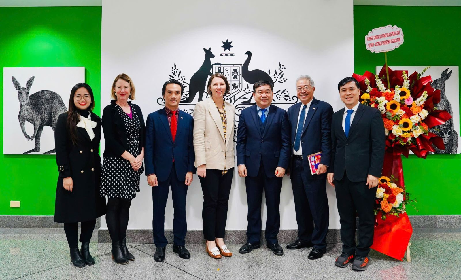 Hội hữu nghị Việt Nam - Australia chúc mừng Quốc khánh Australia